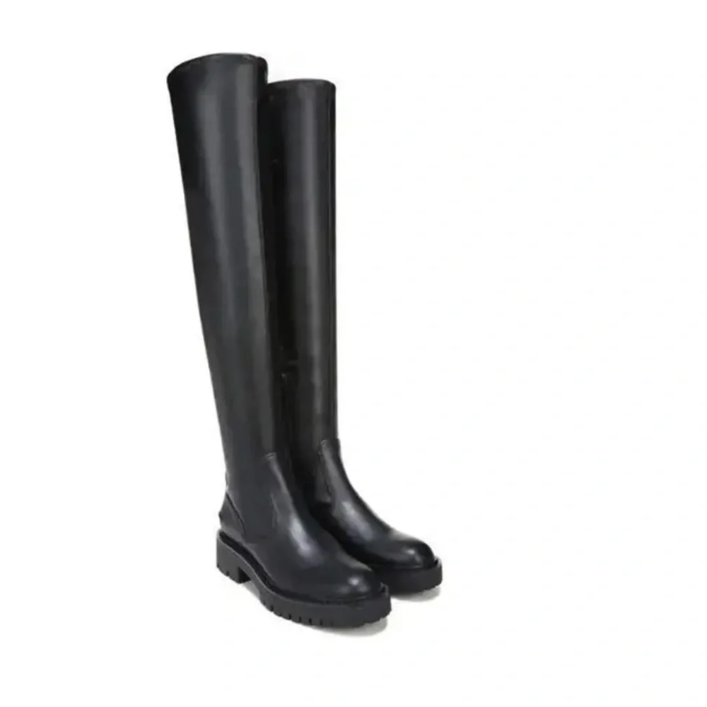 Franco Sarto Fera Faux Leather Over the Knee Boot Size 7.5 M $170